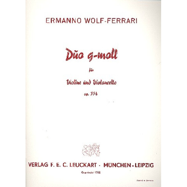 Duo g-Moll op.33b