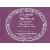 3 Sonaten für Altblockflöte, 2 Oboen (Vl), Viola