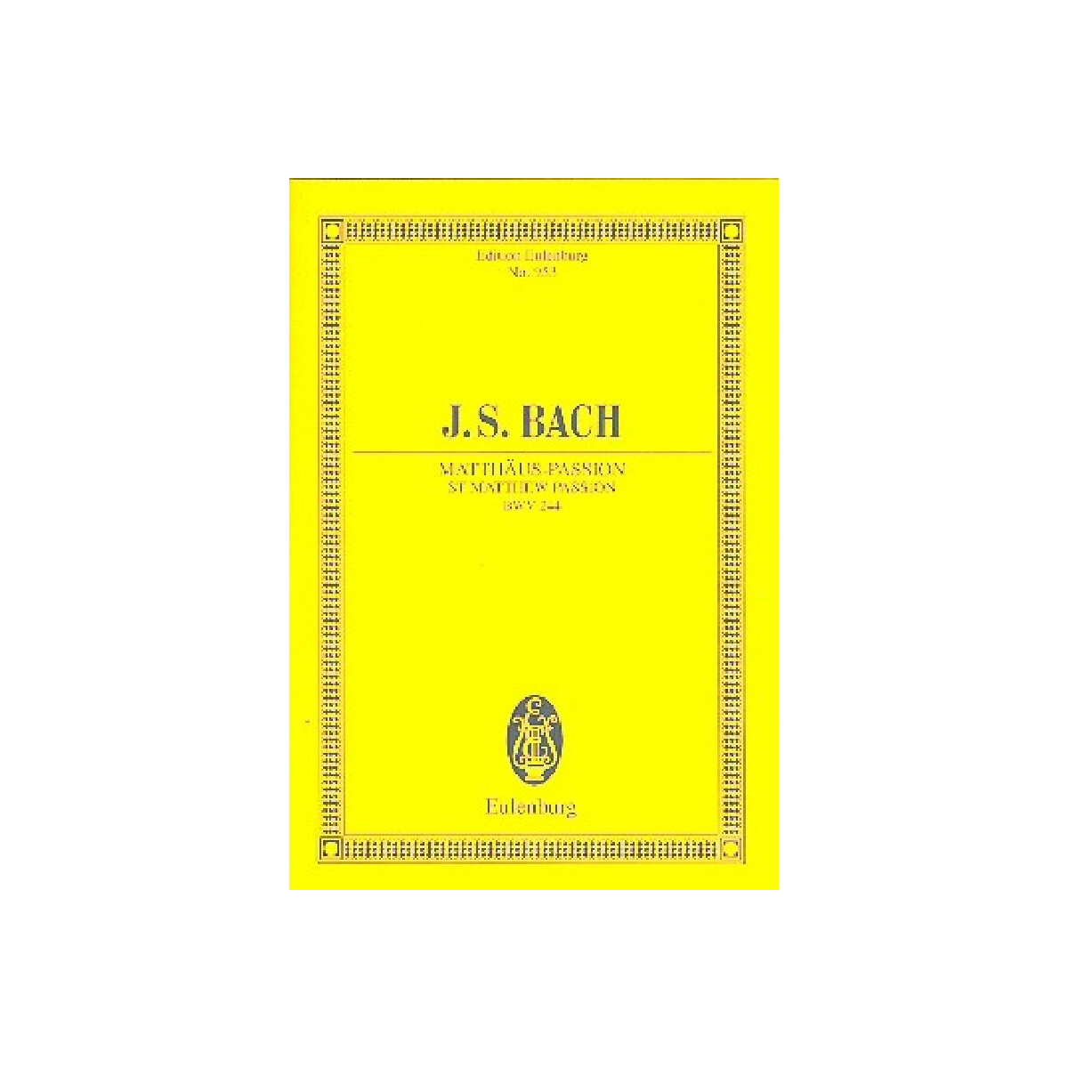 Matthäus-Passion BWV244 box