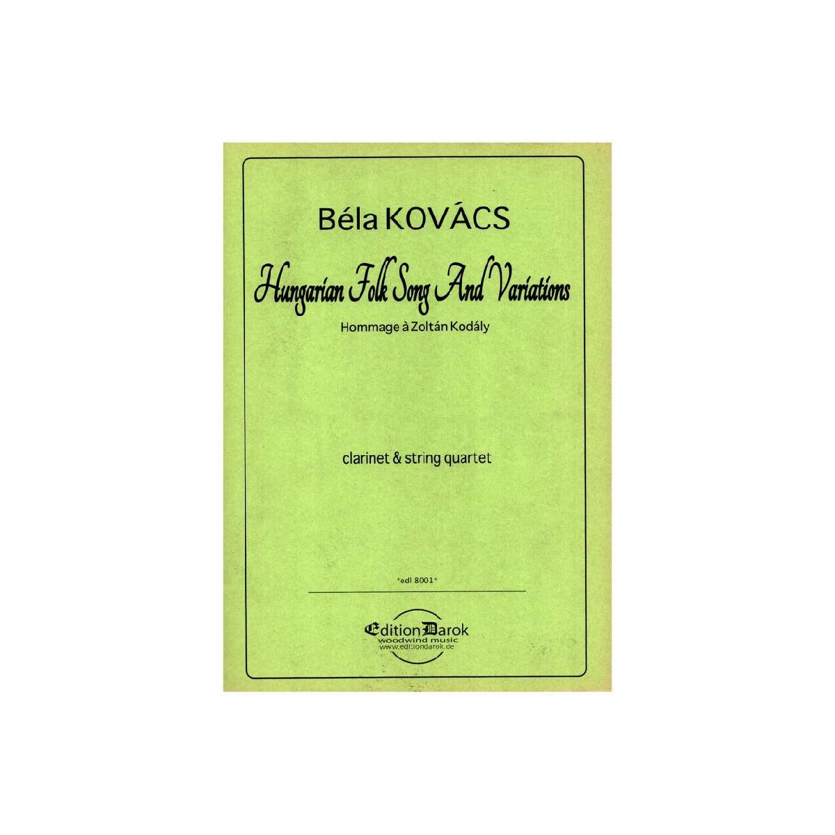 Hungarian Folk Song and Variations