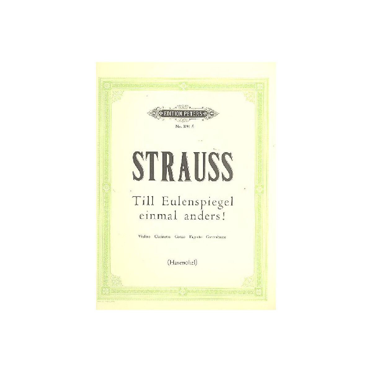 Till Eulenspiegel einmal anders