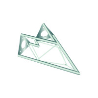 Decotruss SAC-19 corner 2-way 45° silver