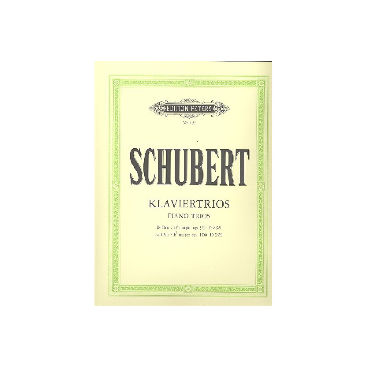 Klaviertrios B-Dur op.99 D898 und Es-Dur box
