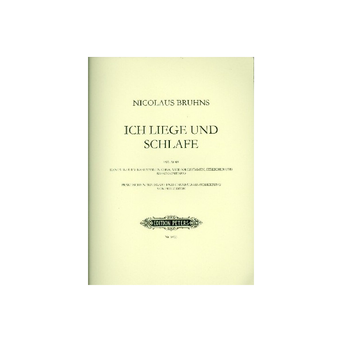 Ich liege und schlafe box