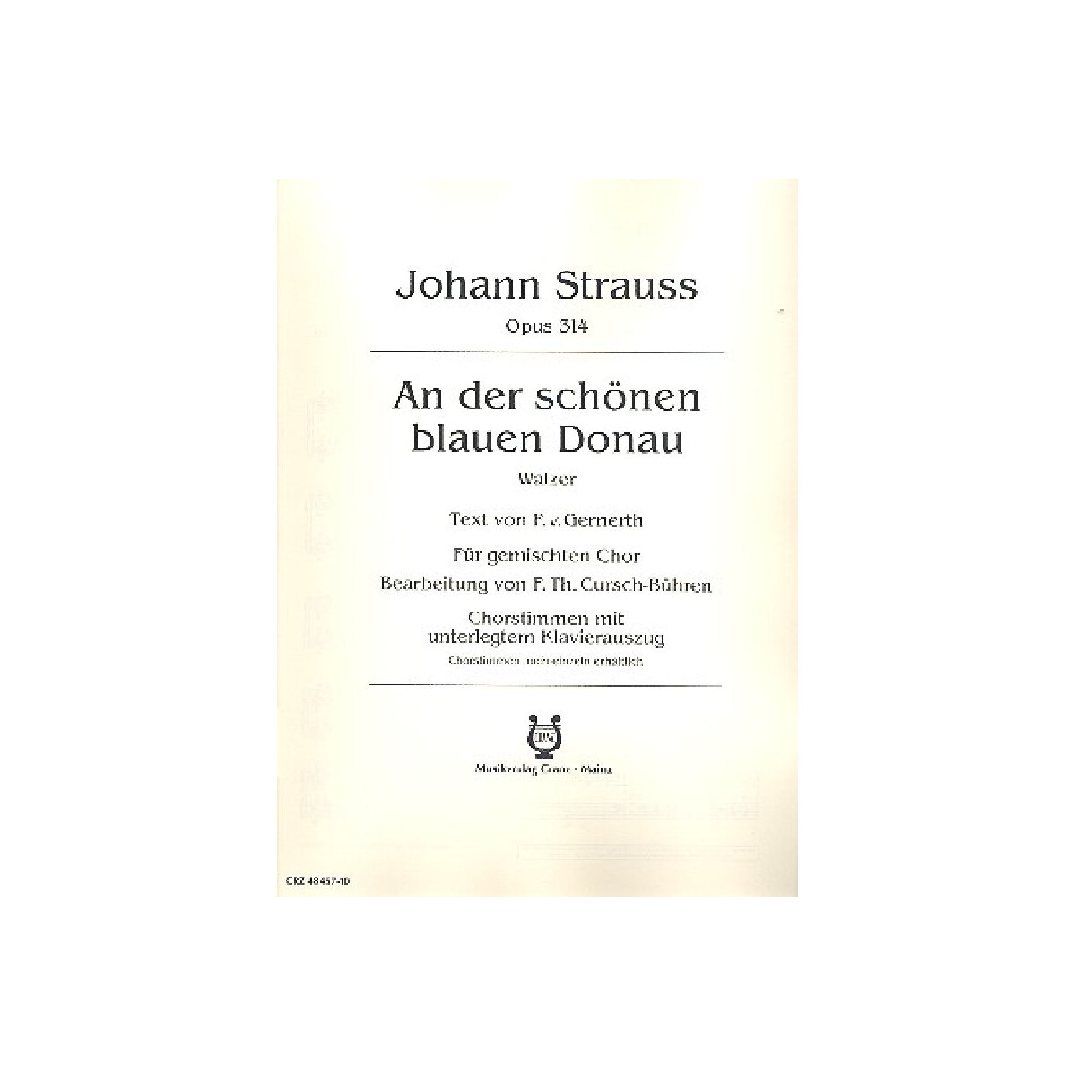 An der schönen blauen Donau op.314