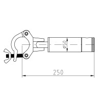 Alutruss CORS-25 Cornerbrace 25cm adapter