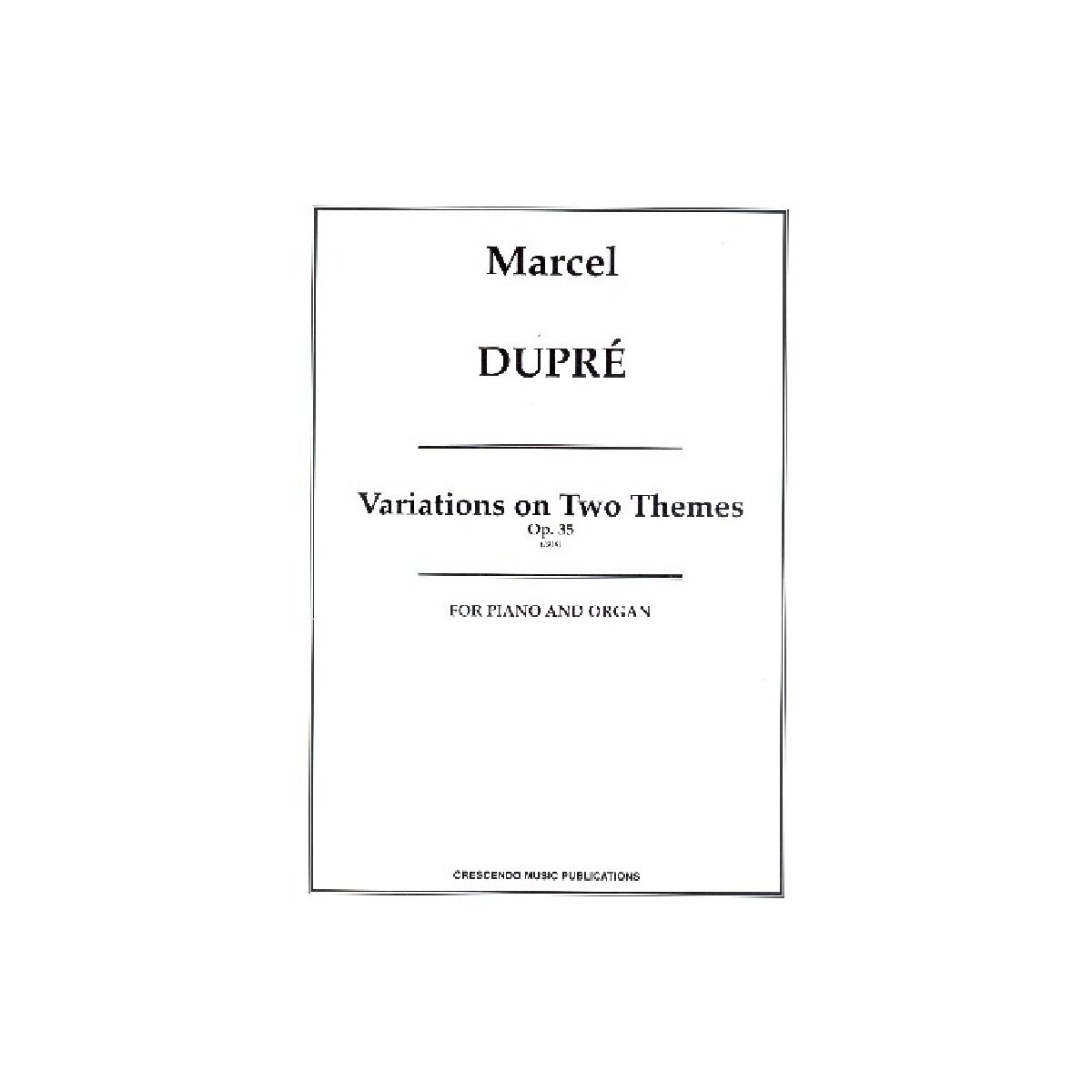 Variations on 2 Themes op.35 box