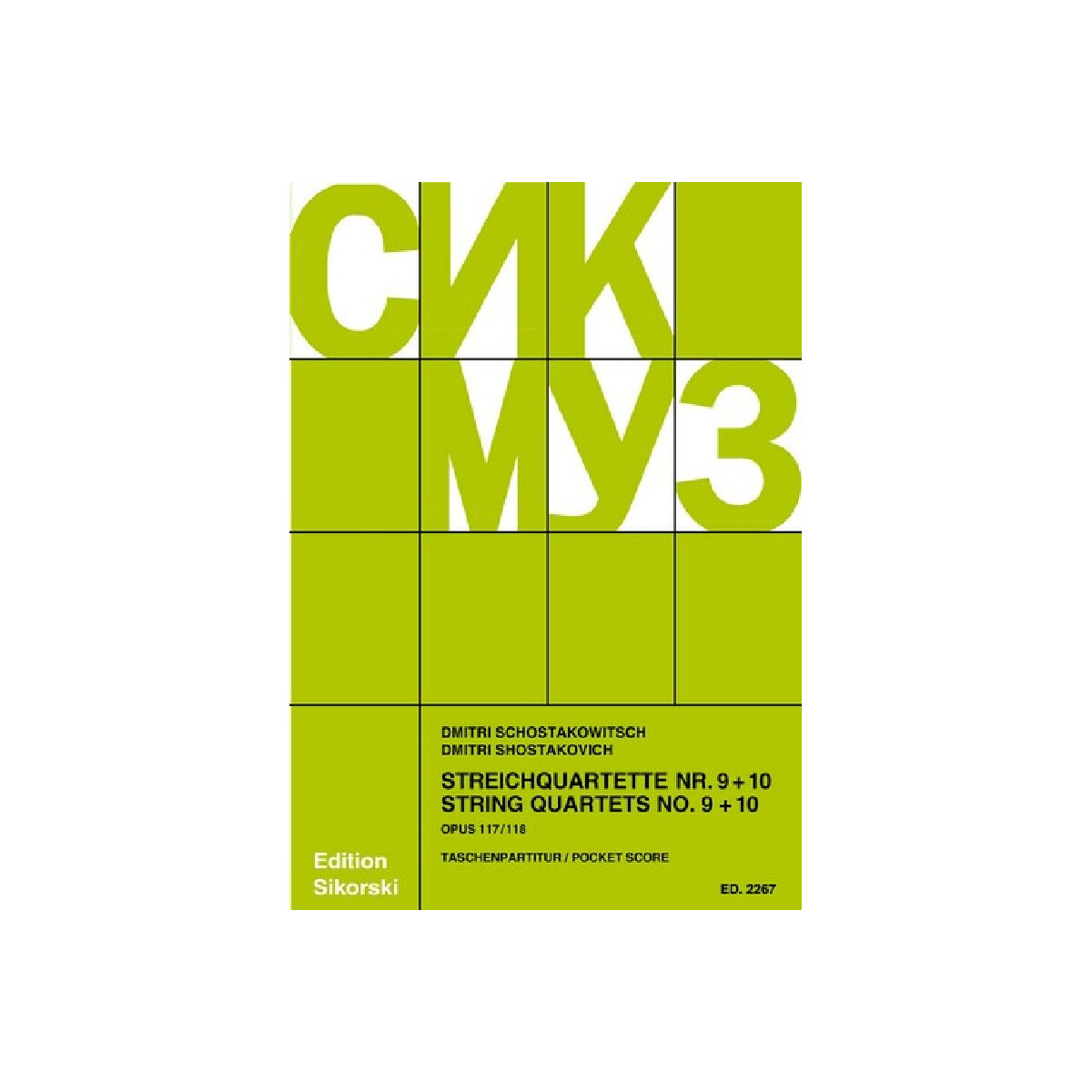 Streichquartette Nr.9-10 box