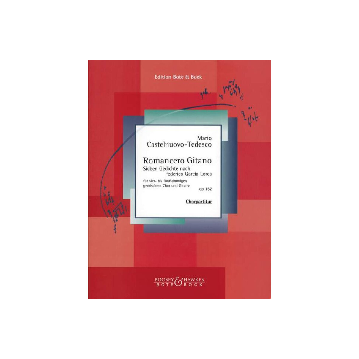 Romancero gitano op.152 für gem Chor und Gitarre