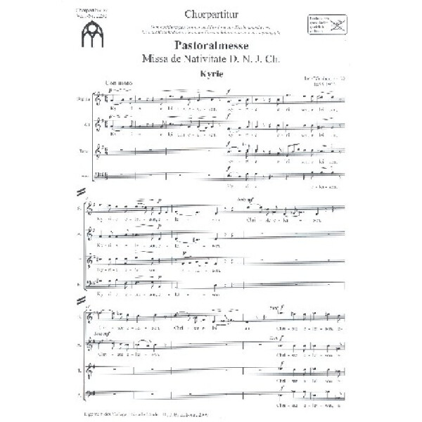 Pastoralmesse G-Dur op.92