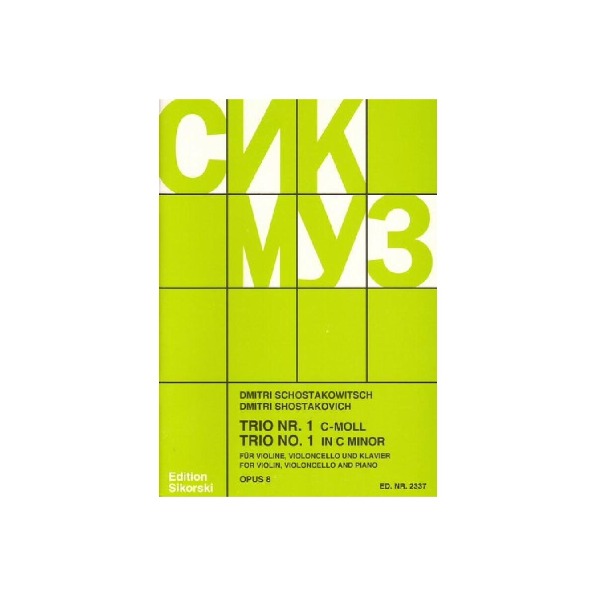 Klaviertrio Nr.1 op.8 box