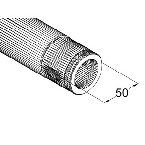 Alutruss SINGLELOCK SP-S500 QUICK-LOCK pipe black