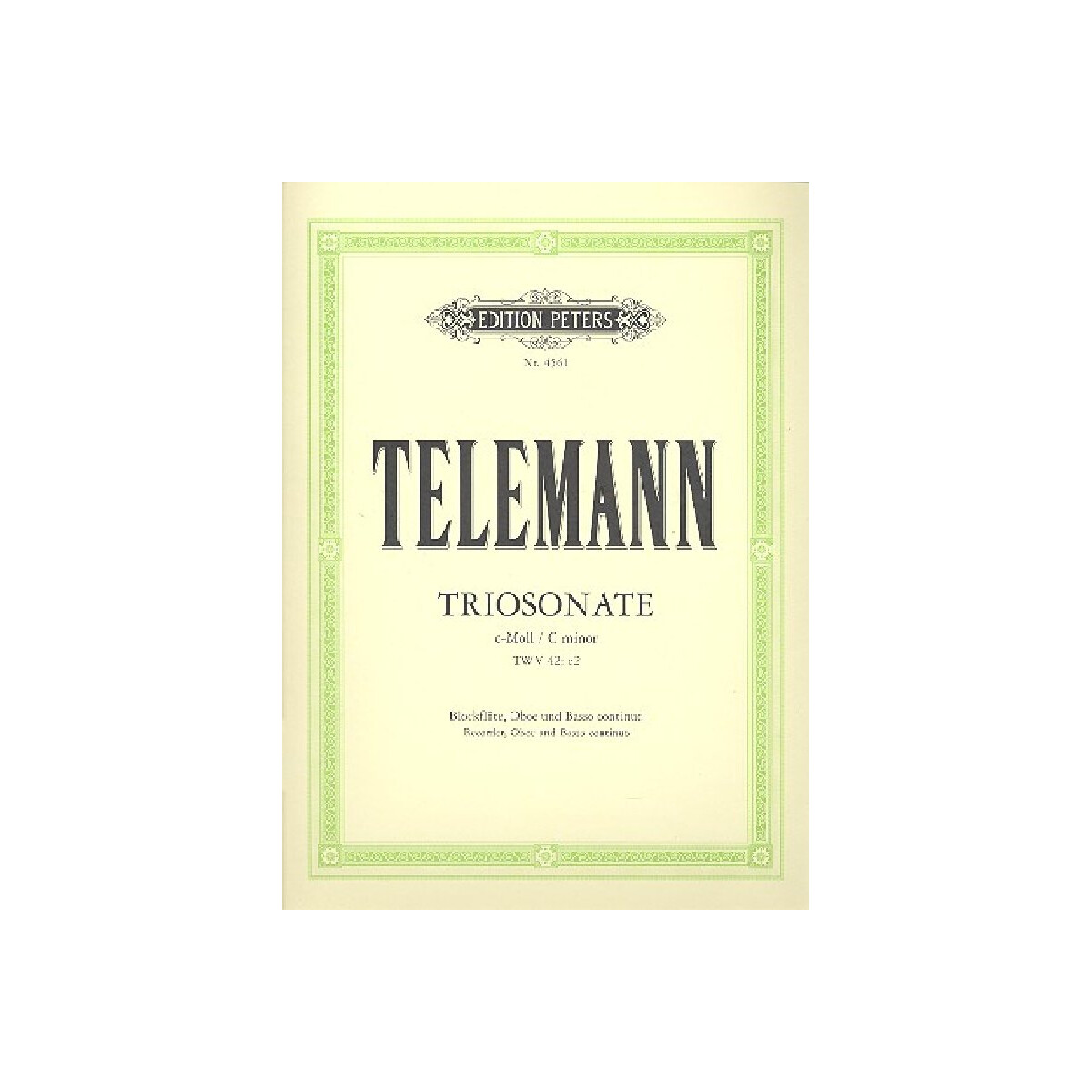 Triosonate c-Moll aus den Essercizii mus box