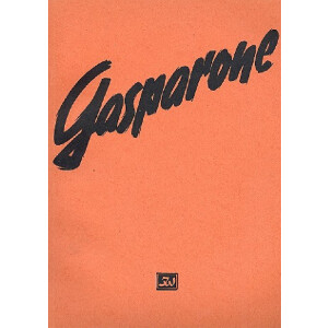 Gasparone Klavierauszug (dt)