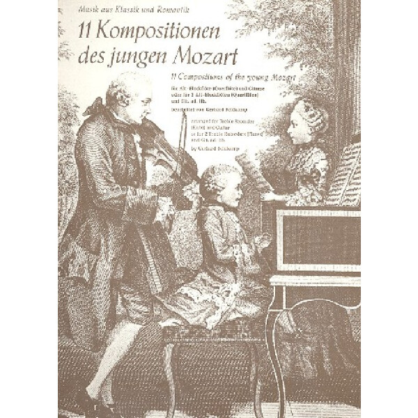 11 Kompositionen des jungen Mozart