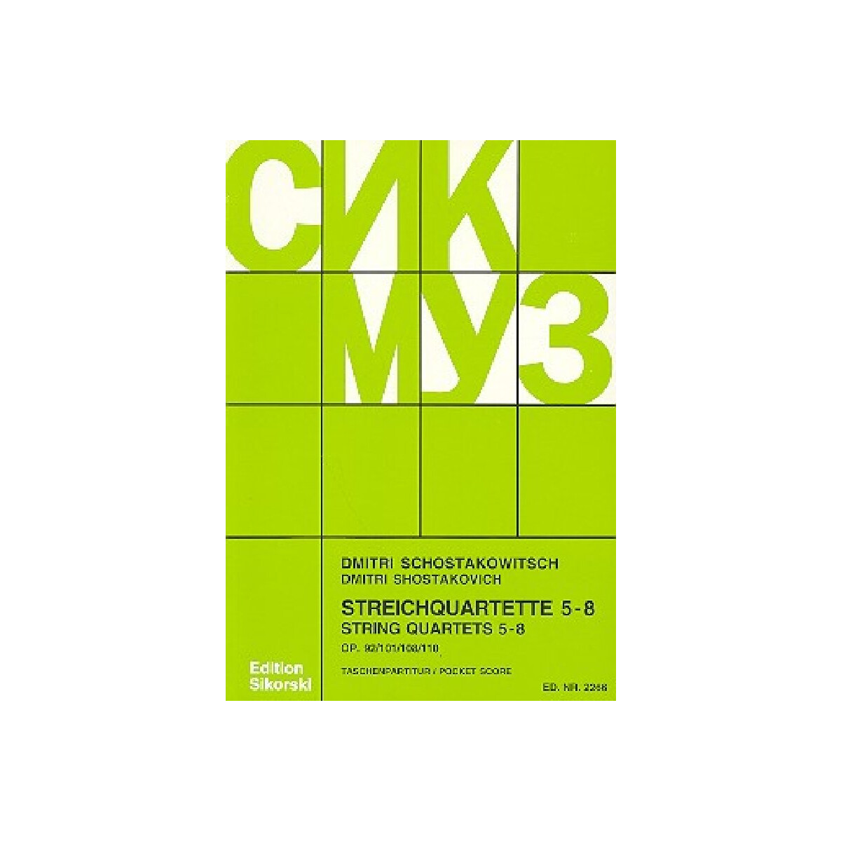 Streichquartette Nr.5-8 box