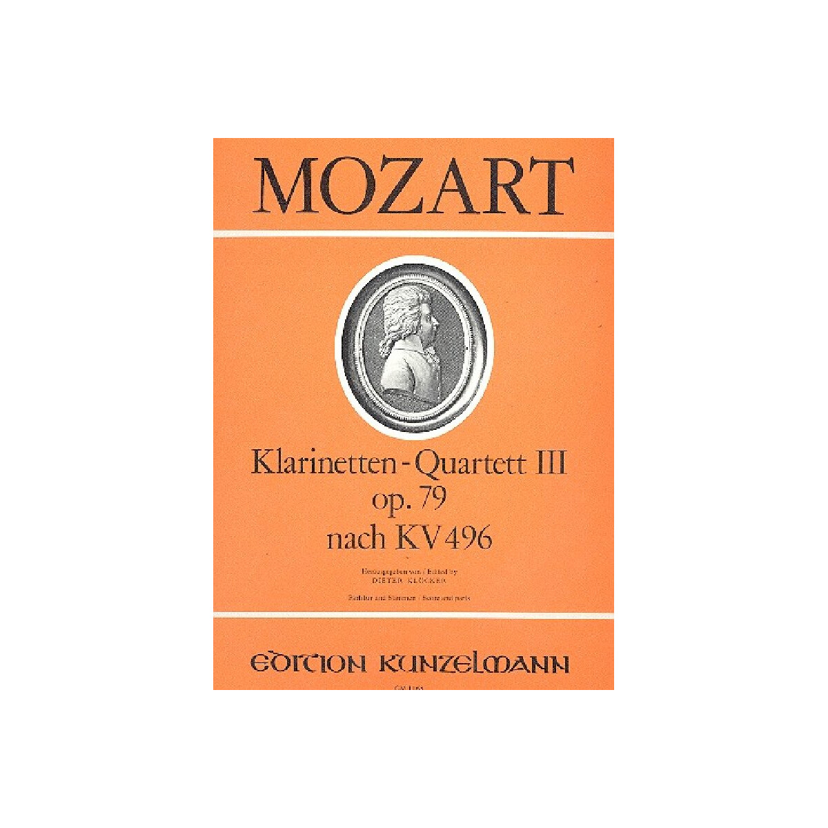 Quartett F-Dur KV496 für Klarinette box