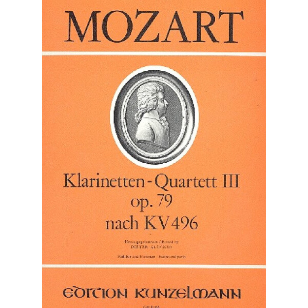 Quartett F-Dur KV496 für Klarinette,