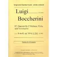 Quartett h-Moll Nr.87 op.58,4 G245