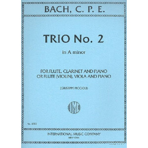 Trio a minor no.2 for flute,
