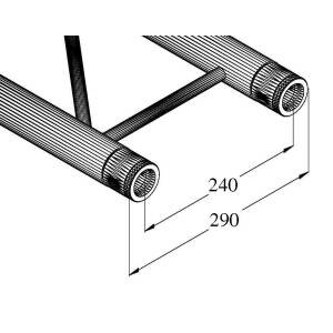Alutruss Bilock BQ2-5000 2-point traverse