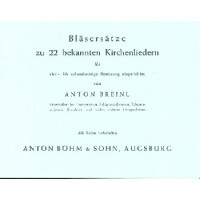 Bläsersätze zu 22 bekannten Kirchenliedern
