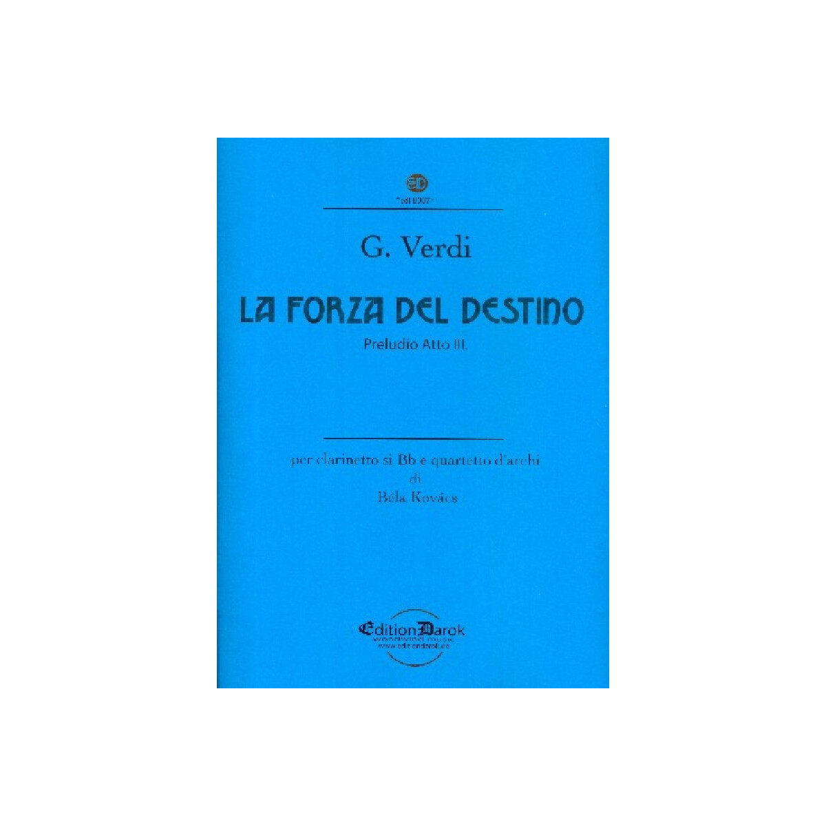 La forza el destino - Vorspiel zu Akt 3 box