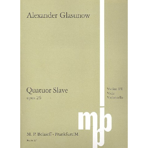 Streichquartett G-Dur Nr.3 op.26