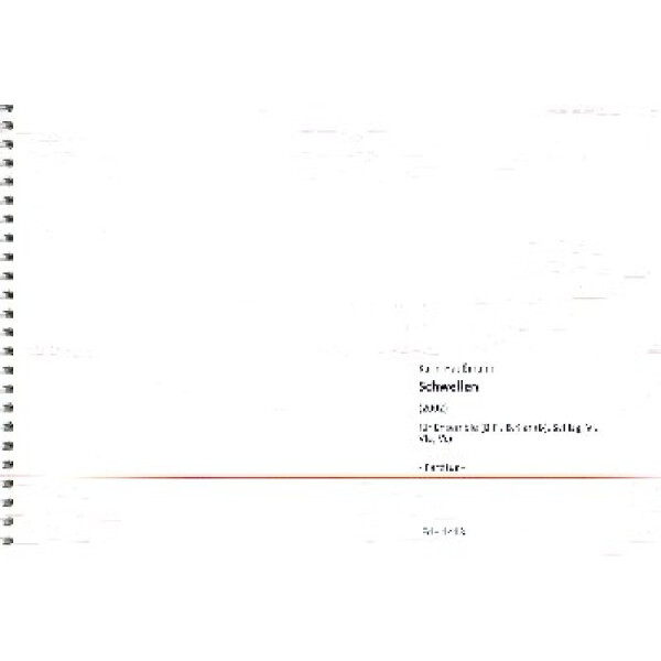 Schwellen für Bassflöte,