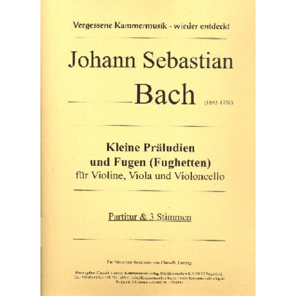 Kleine Präludien und Fugen (Fughetten)