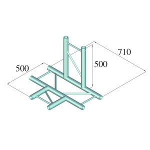 Alutruss Bilock BQ2-PAT42V 4-Weg T-Stück