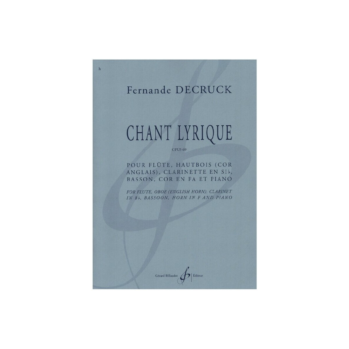 Chant lyrique op.69