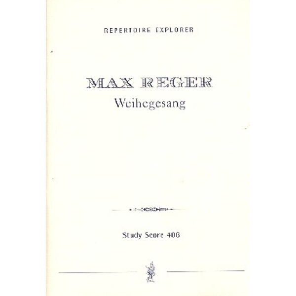 Weihegesang für Alt solo,