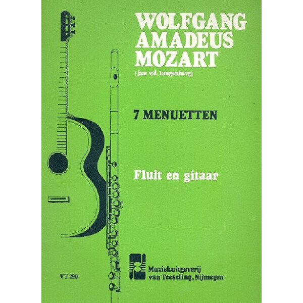 7 Menuette für Flöte und Gitarre