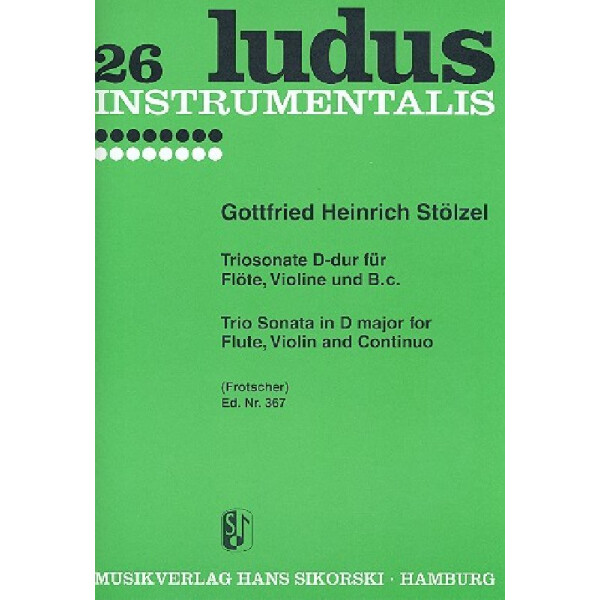 Sonate D-Dur für Flöte, Violine und Bc