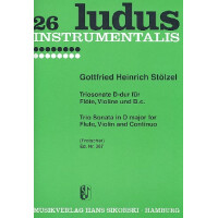 Sonate D-Dur für Flöte, Violine und Bc
