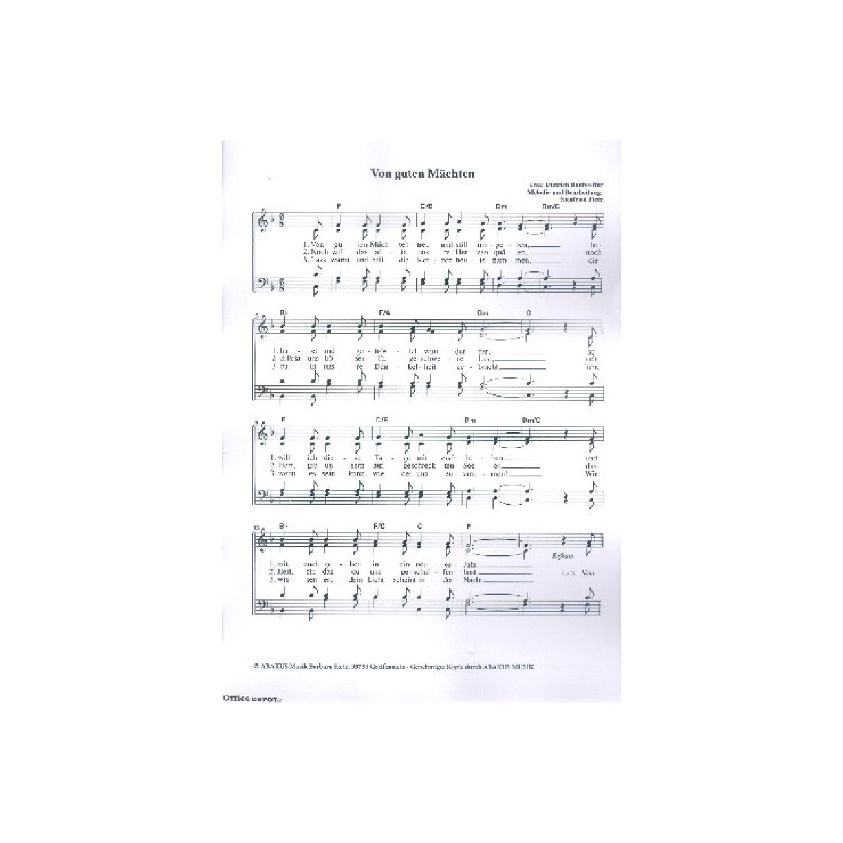 Von guten M&auml;chten wunderbar geborgen