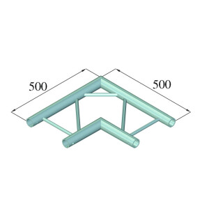 Alutruss Bilock BQ2-SPAC21H 2-way corner 90° sw