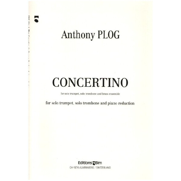 Concertino für Trompete, Posaune und Blechbläser