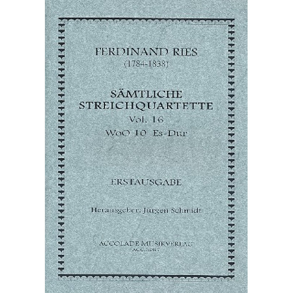 Streichquartett Es-Dur Nr.16 WoO10