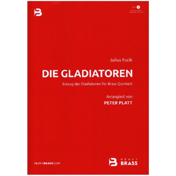 Einzug der Gladiatoren für 2 Trompeten,