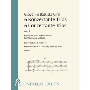 6 Konzertante Trios op.18 Band 2 (Trios 4-6)