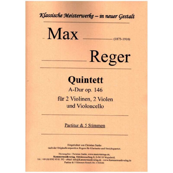 Quintett A-Dur op.146