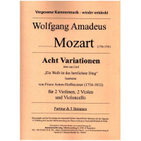 8 Variationen über das Lied Ein Weib ist das herrlichste Ding KV613