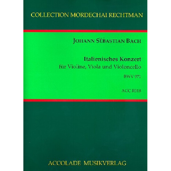 Italienisches Konzert BWV974 für