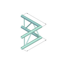Alutruss Dekolock DQ2-SPAC21V 2-way corner 90° sw