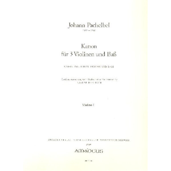 Kanon für 3 Violinen und Bass