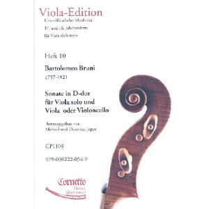 Sonate D-Dur f&uuml;r Viola solo und