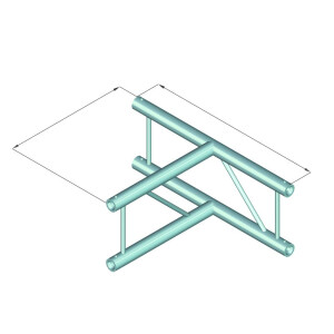 Alutruss Dekolock DQ2-SPAT36V 3-way T-piece 90° sw