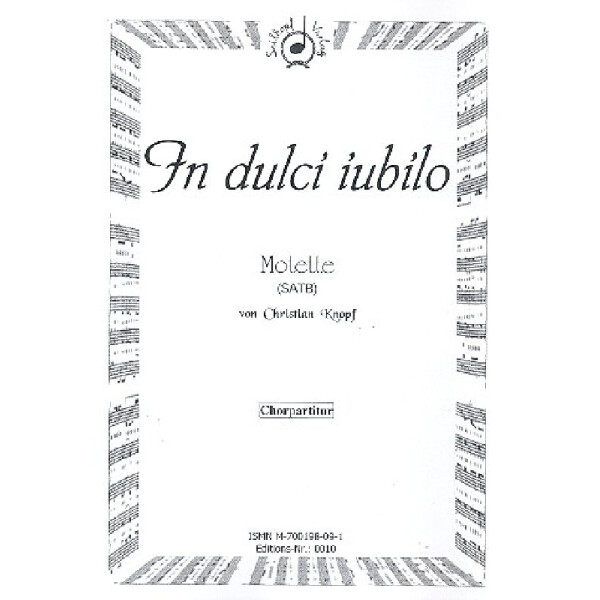 In dulci iubilo für gem Chor